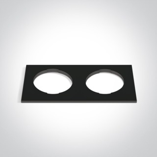 050182RB/B NOIR BASE DÉCORATIVE CARRÉE DOUBLE POUR 10105H / 10112HA