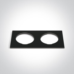 BASE NOIRE DÉCORATIVE CARRÉE DOUBLE POUR 10105H / 10112HA