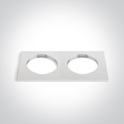 BASE BLANC DÉCORATIVE CARRÉE DOUBLE POUR 10105H / 10112HA