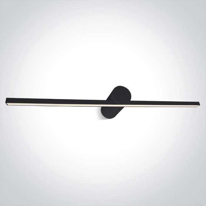 38114N/B/W NOIR LED SALLE DE BAIN / APPLIQUE MURALE 14W WW IP44 230V