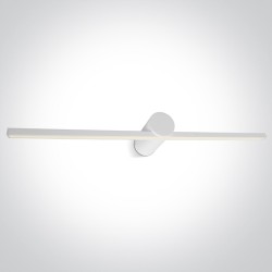 APPLIQUE MURALE LED LINEAIRE BLANCHE 60cm SALLE DE BAIN 14W WW IP44 230V