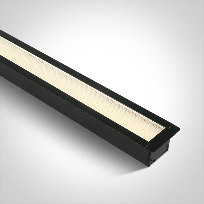 38145AR/B/V NOIR ENCASTRÉ UGR19 40W CCTV PV 230V