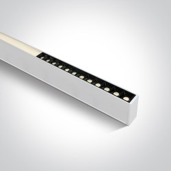 SYSTEME LINEAIRE 120cm (7,0x3,5) x24LEDs + DIFFUSEUR PRISMATIQUE 20W-30W-40W BLANC UGR19 CCT 230Vac - SAILLIE