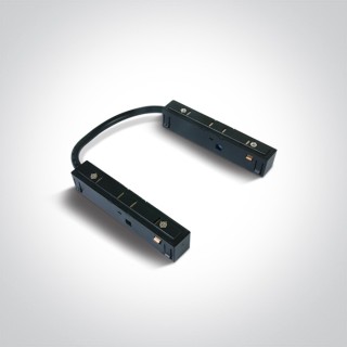 42004C/B BLACK LIVE CONNECTOR/CORNER FOR MAGNETIC PROFILES MINI/MIDI/MAXI