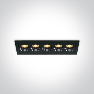 50012H/B/W NOIR RECESSED LED 12W WW IP20 38deg 230V DARK LIGHT