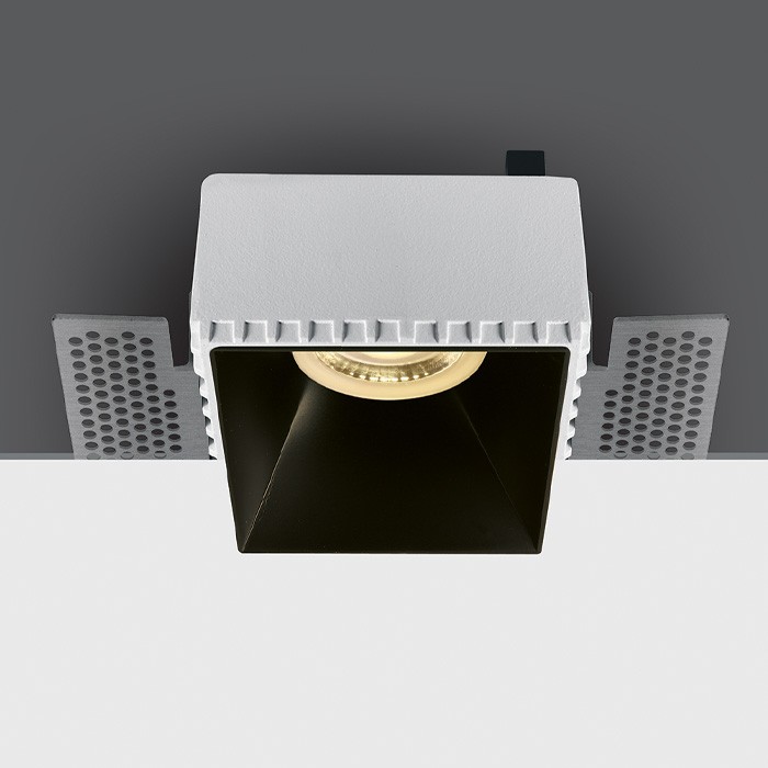 50105RM BLANC GU10 10W TRIMLESS DARK LIGHT SANS RÉFLECTEUR