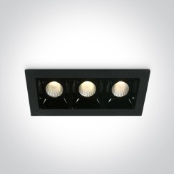 SPOT TRIPLE NOIR 3x2W WW IP20 700mA DIMMABLE