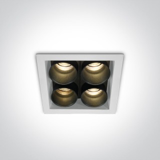 50406C/W/W BLANC 10W WW IP20 230V DARK LIGHT