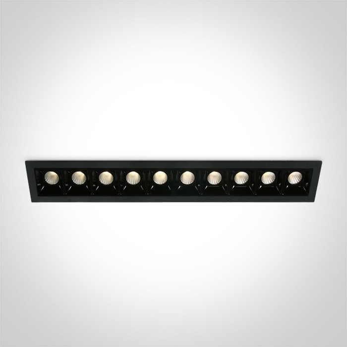 50902B/B/W LED NOIRE 10x2W WW 30deg IP20 700mA DIMMABLE