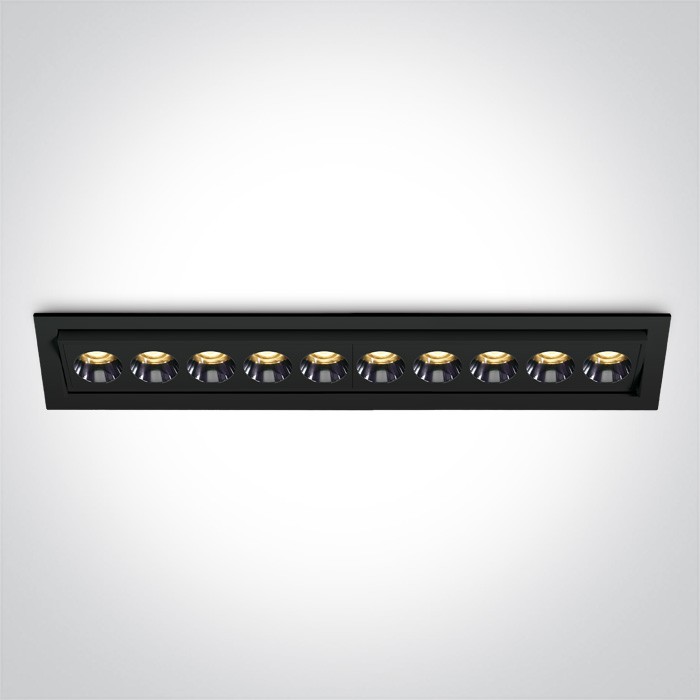 51024H/B/W NOIR LED encastrées 24W WW IP20 38deg 230V LUMIÈRE SOMBRE ADJUSTABLE