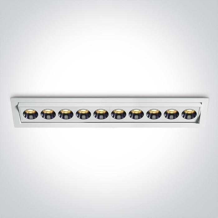 51024H/W/W BLANC RECESSED LED 24W WW IP20 38deg 230V ADJUSTABLE DARK LIGHT