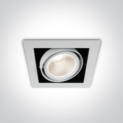 CARDAN SIMPLE BLANC COB LED 30W CW 38deg 230V