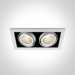 CARDAN DOUBLE BLANC COB 2x30W CW 38deg 230V