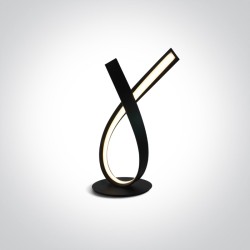 LAMPE DE TABLE ESPERLUETTE NOIRE LED 10W WW IP20 230V