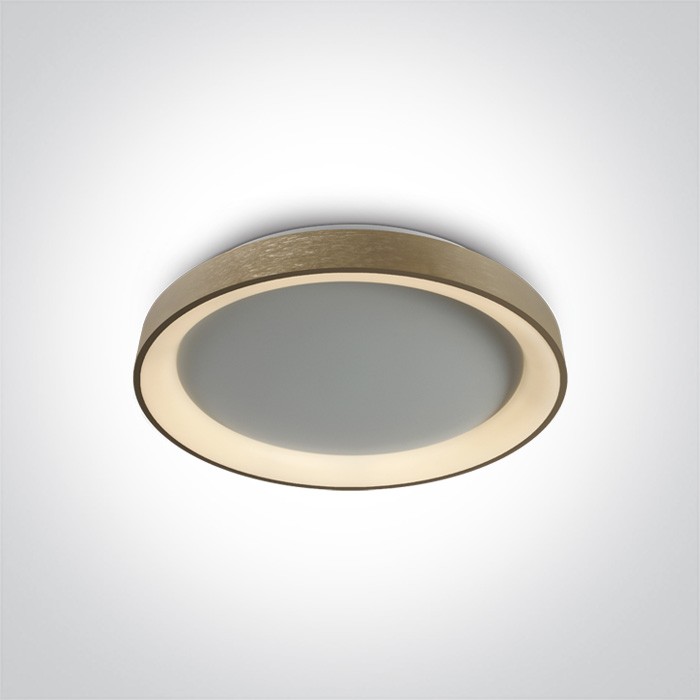 62130L/BGL/V BRUSHED GOLD PLAFO LED 30W CCTV IP20 230V DIMMABLE