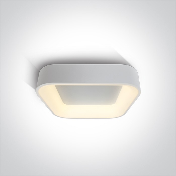 62132NA/W/W BLANC CARRÉ PLAFO LED 38W WW IP20 230V