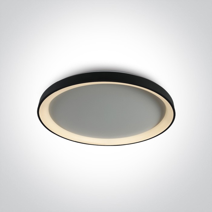 62148L/B/V NOIR PLAFO LED 48W CCTV IP20 230V DIMMABLE