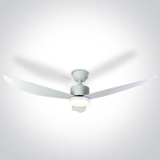 6302/W/V BLANC ABS ROD FAN 35W LED 22W CCTV IP20 230V