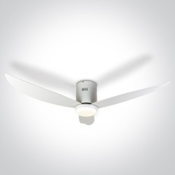 VENTILATEUR BLANC 35W ABS AVEC LUMIÈRE LED 22W CCTV IP20 230V