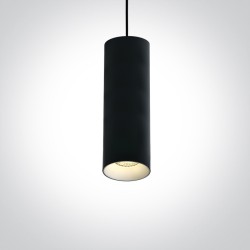 SUSPENSION TUBULAIRE SANS SOURCE NOIRE GU10 10W DARK LIGHT