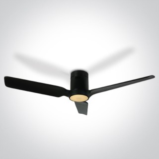 6310C/B/V BLACK WOOD BLACK CEILING FAN 35W LED 22W CCTV IP20 230V