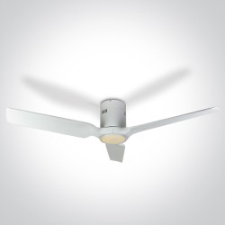VENTILATEUR BLANC 35W ABS AVEC LUMIÈRE LED 22W CCTV IP20 230V