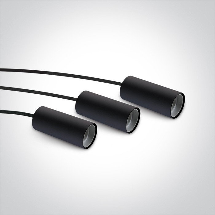 63124B/B PENDANT NOIR 20W 3xE27