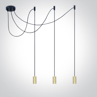 63124B/BBS BRUSHED BRASS PENDANT 20W 3xE27