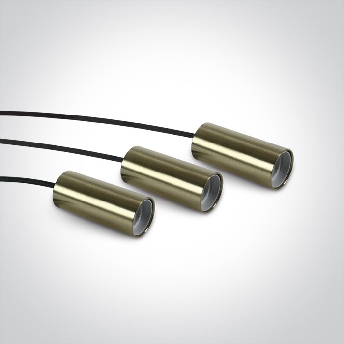 63124C/BBS BRUSHED BRASS PENDANT 20W 5xE27