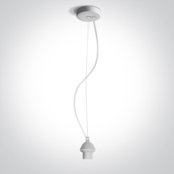 SUSPENSION AVEC DOUILLE BLANCHE Max.20W E27