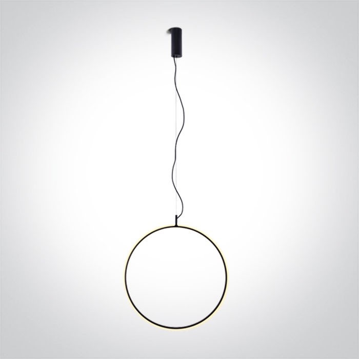 63152A/B/W BLACK RING 40cm 20W WW IP20 230V DIMMABLE