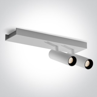65004B/W/W BLANC 2x5W WW IP20 230V