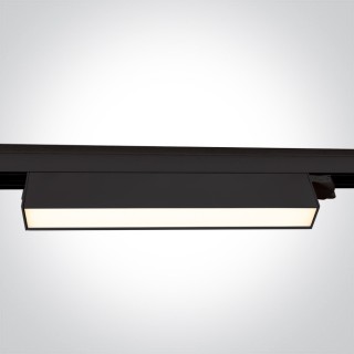 65028AT/B/V BLACK 24W CCTV LINEAR TRACK LIGHT 230V IP20