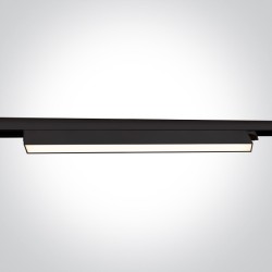 LINÉAIRE SUR RAIL 230Vac NOIR 48W CCTV IP20