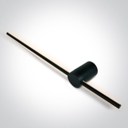APPLIQUE MURALE LED DECO NOIRE 15W LINEAIRE WW IP20 230V