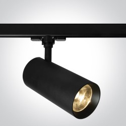 PROJECTEUR SUR RAIL 230Vac NOIR COB LED 30W WW 38°