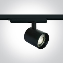 PROJECTEUR SUR RAIL 230Vac NOIR 10W/15W/20W CW 38°