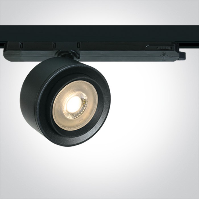 65662BT/B/W BLACK TRACK SPOT 25W WW 15-45deg 230V HONEYCOMB