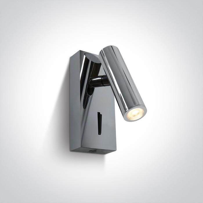 65746/C/W CHROME SPOT 3W WW IP20 100-240V