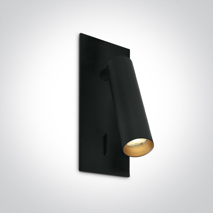 65746R/B/W SPOT NOIR ENCASTRÉ 3W WW IP20 230V