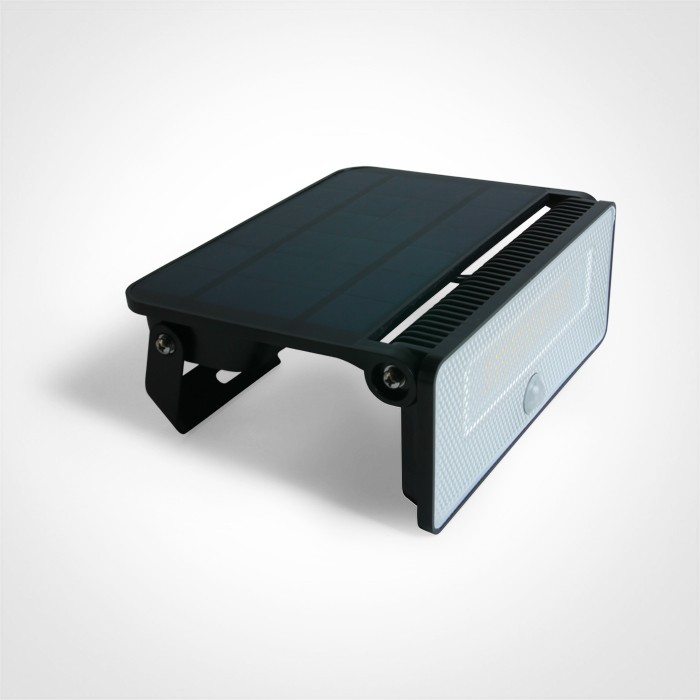 65748/B/C SOLAR BLACK 12W CW IP54 SENSOR