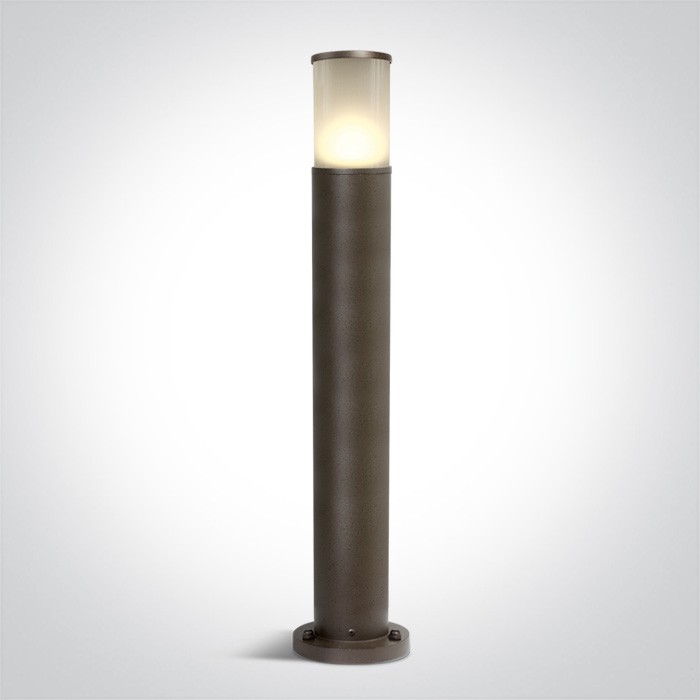 67102/BR PÔLE BRUN ROUILLE 75cm E27 20w