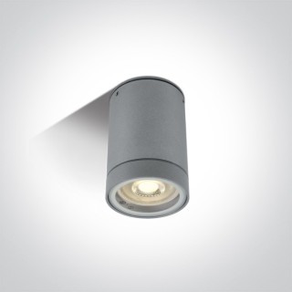 67130C/G GREY CYLINDER GU10 10w IP54