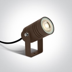 SPOT SUR PIQUET DE JARDIN BRUN / MARRON GU10 max. 10W IP65
