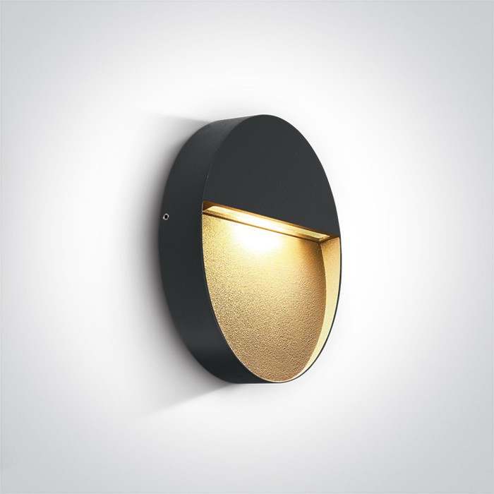 67360/AN/W APPLIQUE ANTHRACITE 9W WW IP54 230V