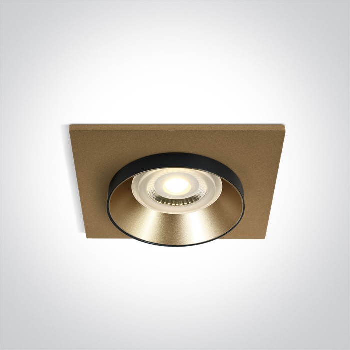 10105H/BS BRASS GU10 10W DARK LIGHT