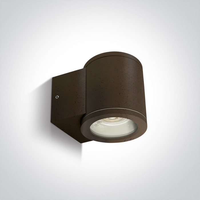 67400A/BR RUST BROWN WALL GU10 10W IP54