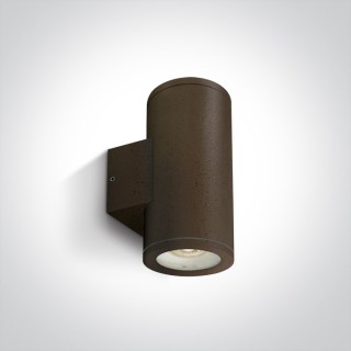 67400B/BR RUST BROWN WALL GU10 2x10W IP54