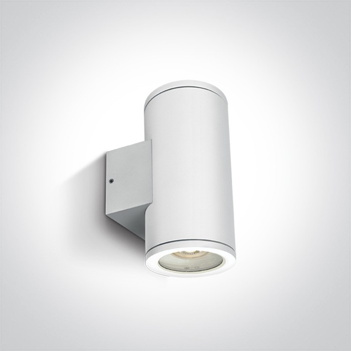 67400B/W BLANC MUR GU10 2x10W IP54