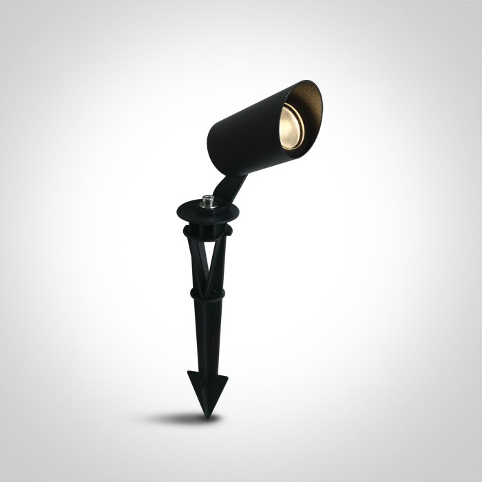 67456/B/W BLACK COB 3W WW IP67 SPIKE 350mA